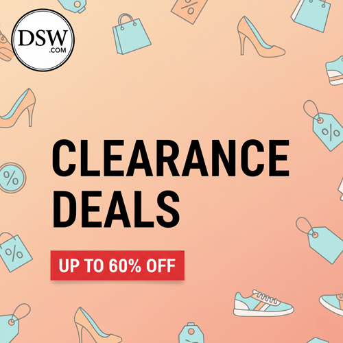 Checkout for the Clearance Deals from DSW