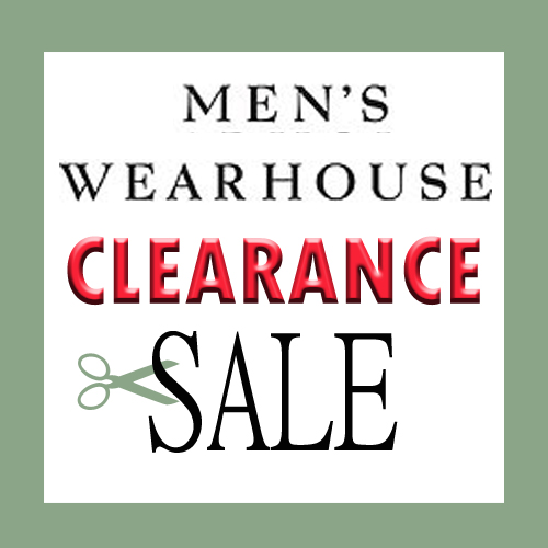 Checkout for the Clearance Deals from Mens Wearhouse
